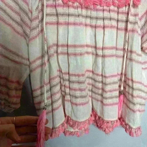 Zimmerman top Womens 1 Small Pink V-Neck 3/4 Sleeve - Picture 10 of 14